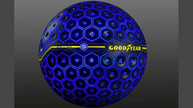 Сферична концептуальна шина Goodyear виведе штучний інтелект на дороги