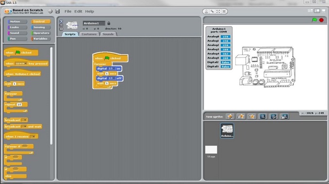 Arduino: ТОП-3 графічних софтів для програмування Scratch